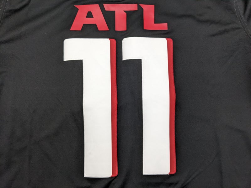 Atlanta+Falcons+Julio+Jones+%2311+Nike+Red+Black+Alternate+Jersey+Mens+Extra+Large  for sale online