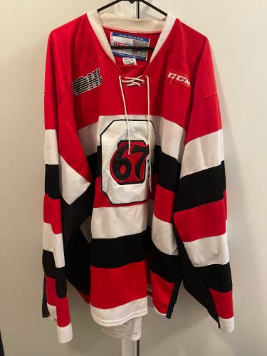 Ottawa 67’s Goalie cut jersey