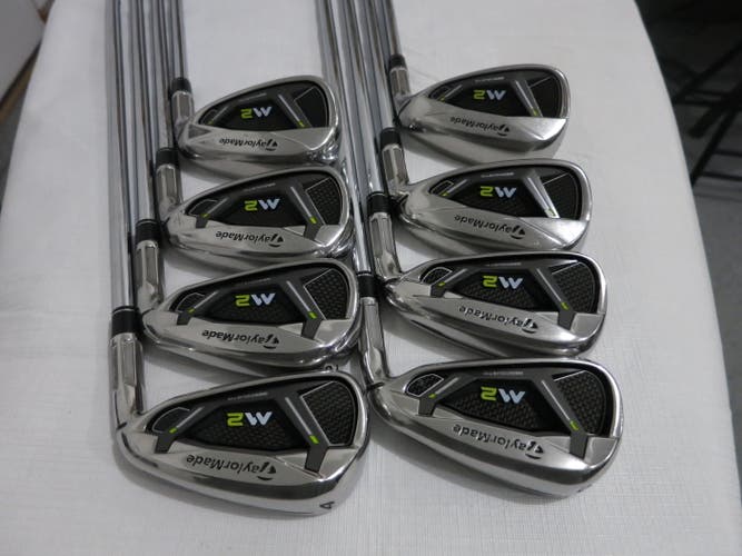 TaylorMade M2 2017 Iron Set - 4-PW, AW - REAX 88 HL Regular Flex Steel