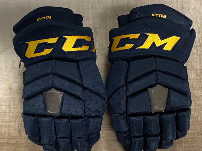 CCM Tacks HGTKPP Pro Stock 14" Hockey Gloves Navy Blue 3413
