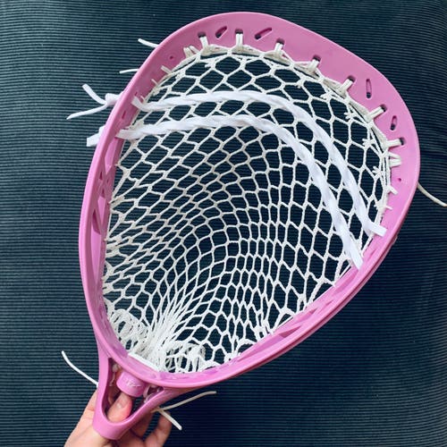 Factory Pink STX Eclipse w/ 12D The Mesh Dynasty - Goalie Head