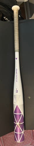Used Easton amethyst Alloy Bat -11 18OZ 29"