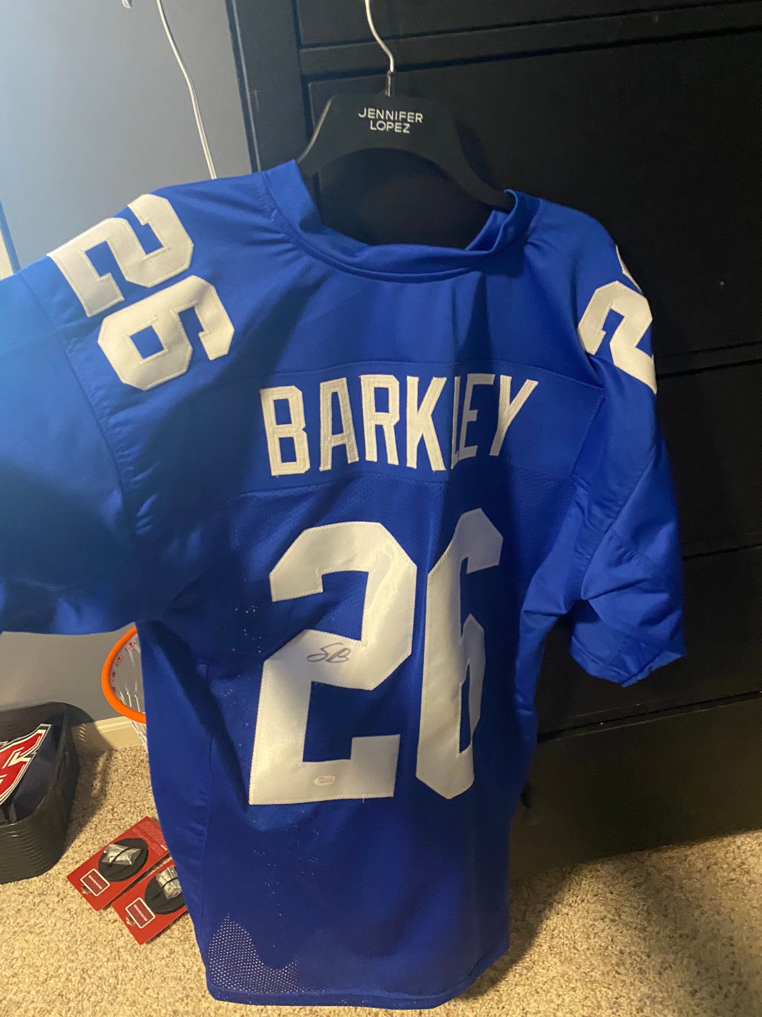 saquon barkley jersey signed