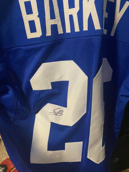 Signed Saquon Barkley jersey