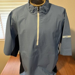 BRAND NEW FootJoy HydroLite Short Sleeve Rain Jacket Mens Large Indigo/Navy