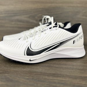 Size 9.5 Nike Vapor Edge Turf Football Shoes White/Black CD0086-100 - NEW