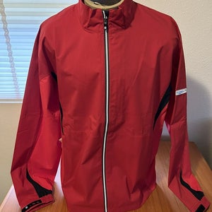 NWT FootJoy FJ Golf HydroLite  Rain Jacket Size Large Color Red Tonal