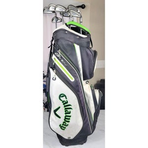 Callaway Graphite Iron Set With Callaway Org14 Golf Cart Bag