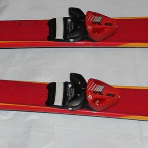 NEW Junior kids skis 108cm Sporten Red + Tyrolia size adjustable Bindings pair