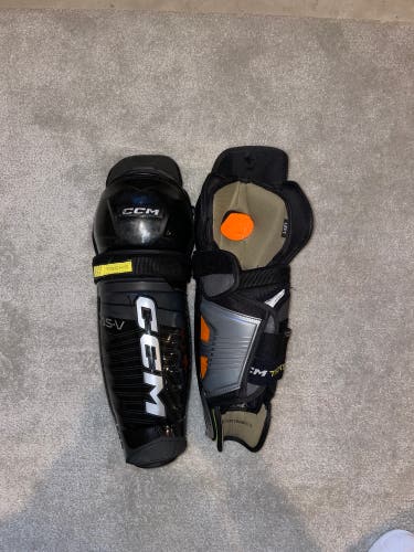 CCM Super Tacks AS-V shin pads 14”