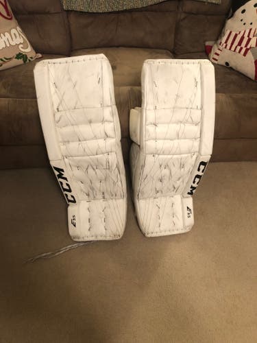Used 33" CCM Extreme Flex E3.5 Goalie Leg Pads