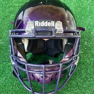 Adult Medium- Riddell Speed Football Helmet - Purple