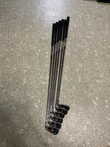 Callaway Big Bertha Fusion Iron Set with Callaway X Hybrids(3 and 4) w/ Head Covers