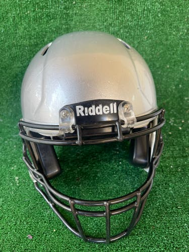 Adult Large - Riddell Speed Football Helmet - Silver