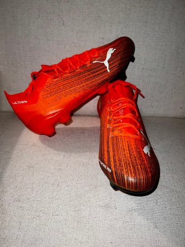 NEW IN BOX Orange Men's Puma Ultra 1.1 FG/AG Cleats