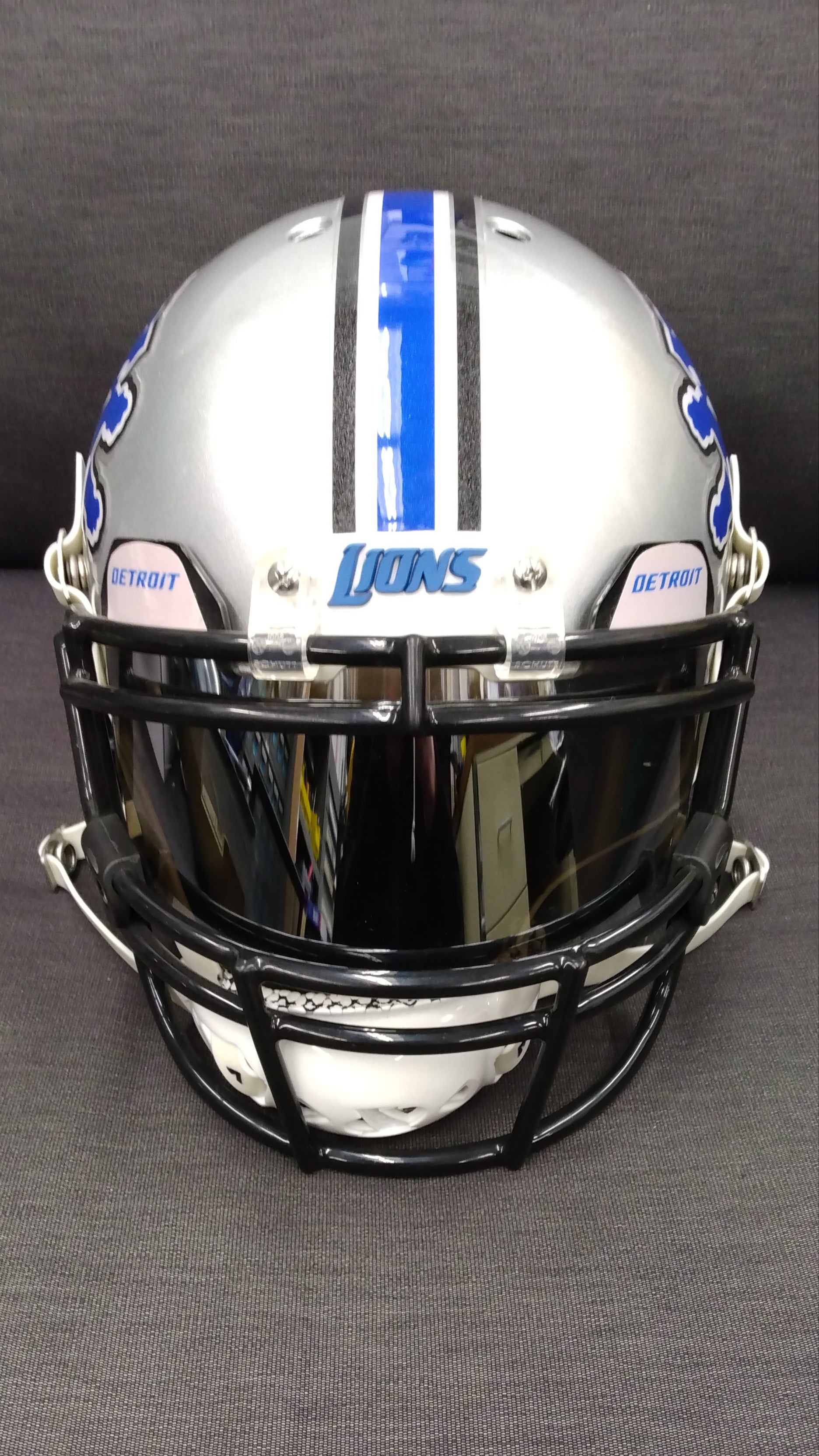 calvin johnson football helmet Autographed Hall Of Fame Rave Riddell Mini Calvin Johnson Autographed Full Size