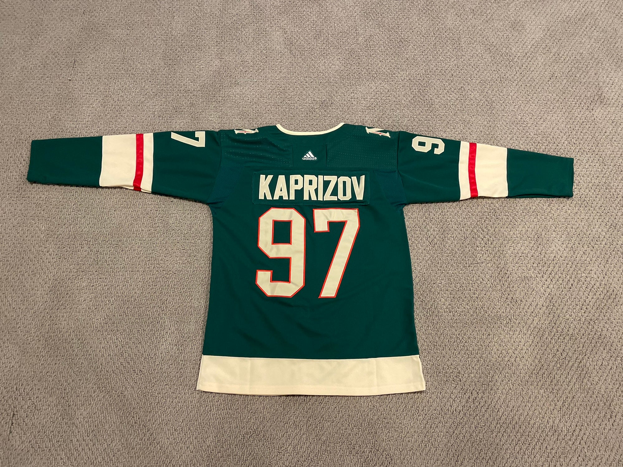 NHL Minnesota Wild 97 Kirill Kaprizov 2022-23 Reverse Retro Jersey