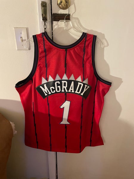 Mitchell And Ness - Toronto Raptors Mens Nba Swingman Road 98 Tracy Mcgrady  Jersey