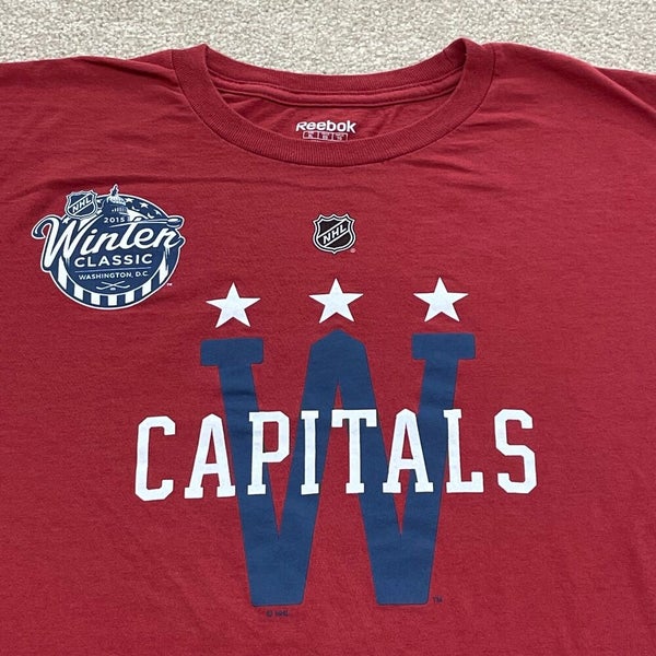 Washington Capitals Alex Ovechkin Winter Classic White Captain T Shirt