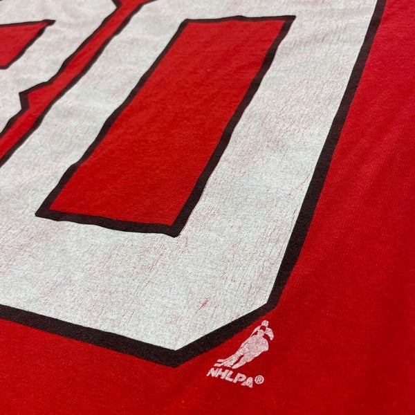 Martin Brodeur New Jersey Devils T Shirt Men Medium Adult Red Reebok 30  Goalie