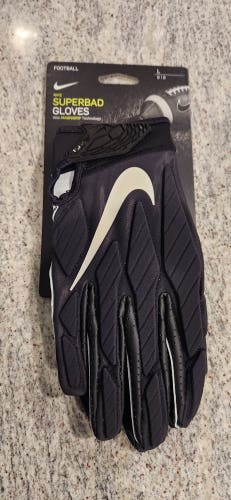 Black New Large Nike Superbad Gloves