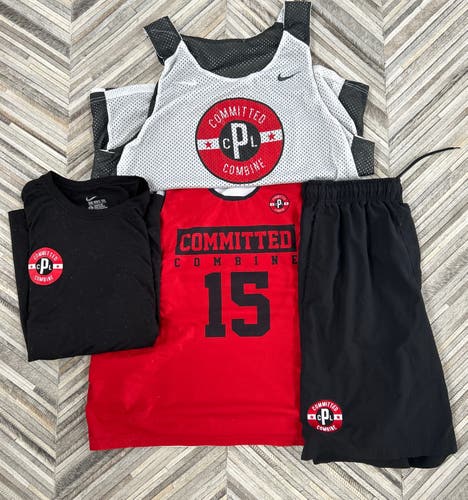 *BUNDLE* Official Committed Combine Jersey/shorts/pinnie/long sleeve