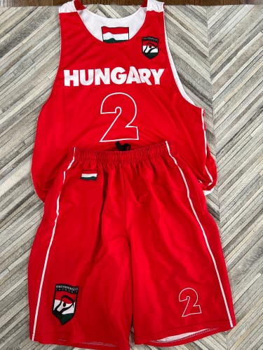 Brand New Hungarian National Team 2020 EUROS warmup jersey/shorts