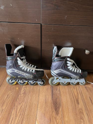 Used Bauer Vapor X300R Inline Hockey Skates (Size 2R)