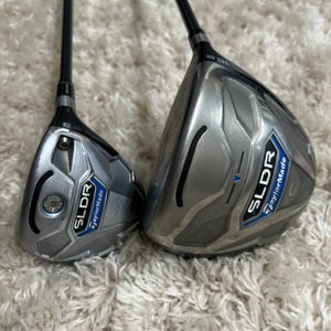 Taylormade SLDR 10.5° Driver & 15° 3 Wood - Right Handed