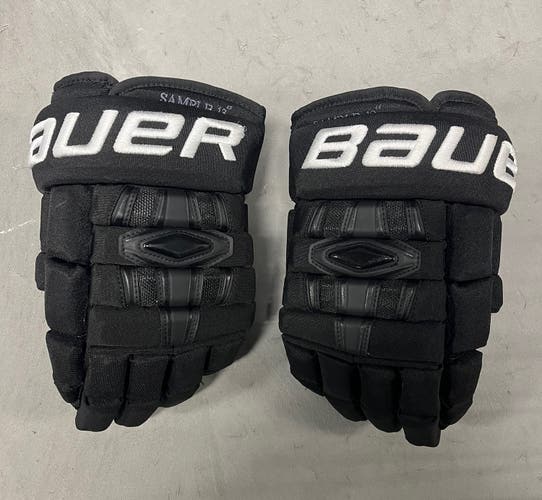 Pro Stock Bauer Nexus 1000 Gloves Black 13 Inch