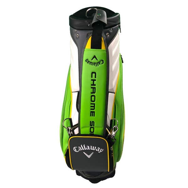 CALLAWAY EPIC FLASH TOUR MINI CHROME SOFT STAFF BAG ACID GREEN