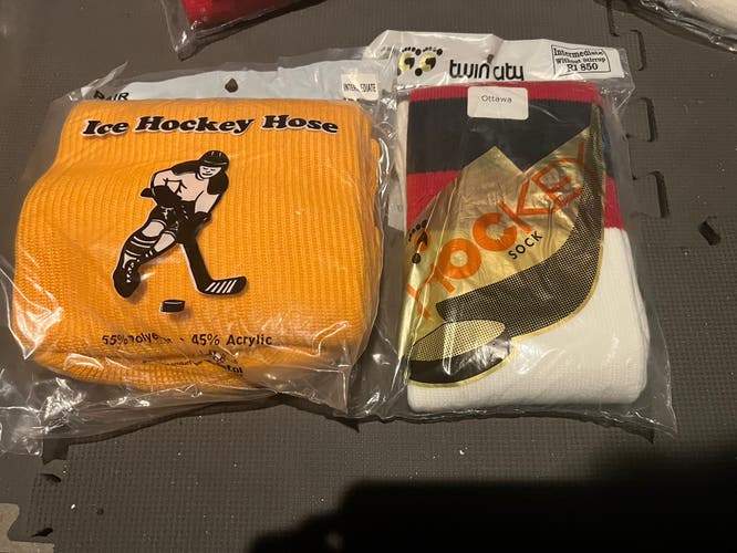 2 pair of hockey socks