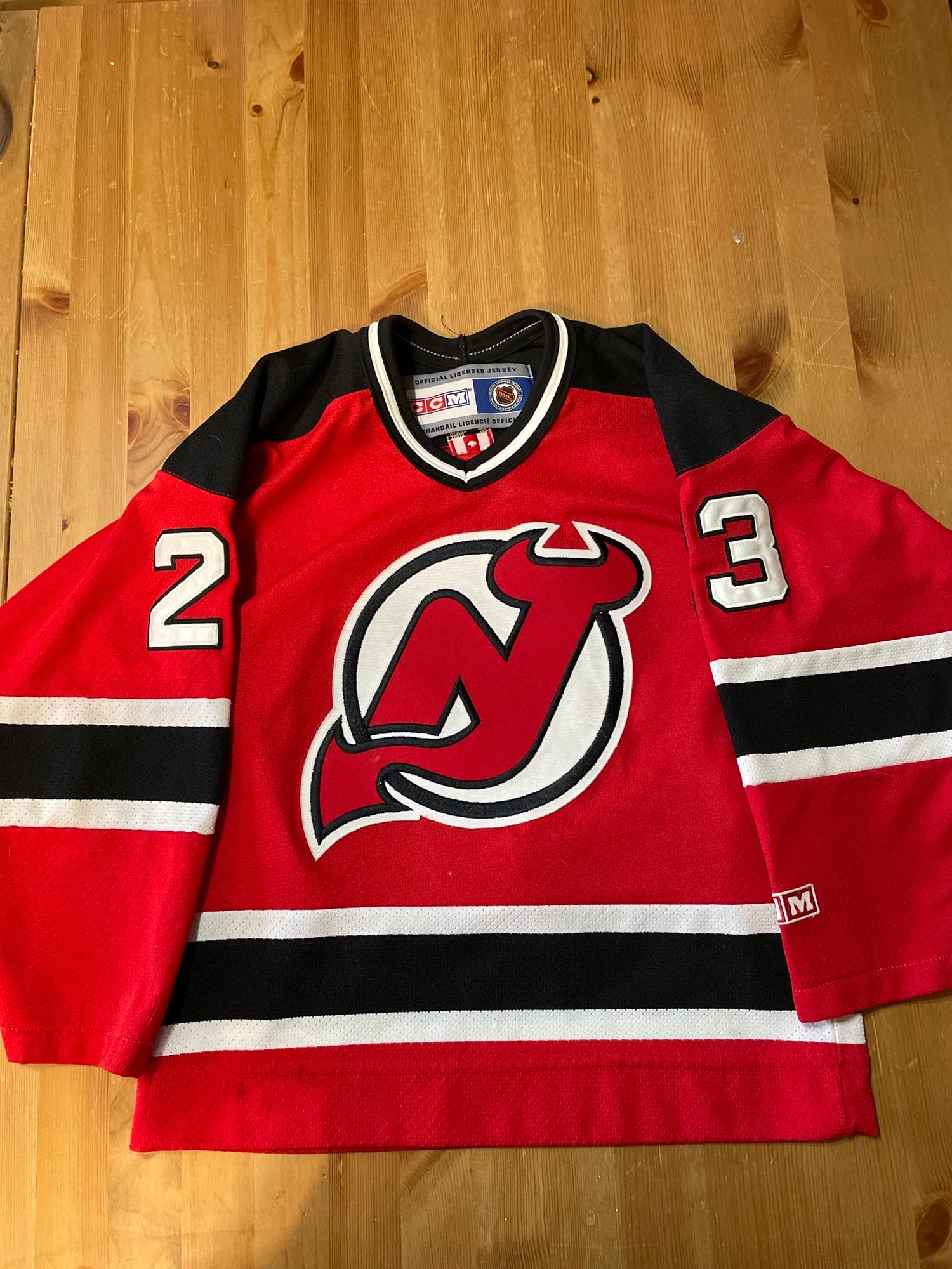 New Without Tags New Jersey Devils Youth Fanatics Away Jersey