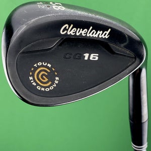 Cleveland CG16 Black Pearl Lob LW Wedge 58-12* Steel Traction Right Hand #2256