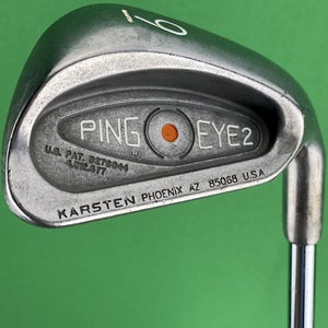 PING Eye 2 Orange Dot Individual 9-Iron Steel CFS Regular R-Flex +1.25" #2256