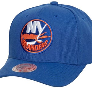 New York Islanders Ground 2.0 Pro Mitchell & Ness NHL Curved Snapback Hat Cap