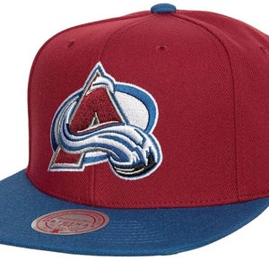 Colorado Avalanche Team 2 Tone Mitchell & Ness NHL Adjustable Snapback Hat Cap