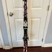 Used Atomic 151 cm Race GS Skis With Bindings Din 5-10