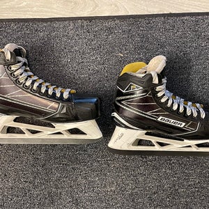 Used Bauer Regular Width  Size 9 Supreme 1S Hockey Goalie Skates