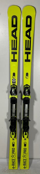 Used HEAD 170cm E-Race Pro Skis With Head Free Flex Pro 14 Bindings(SY1301)