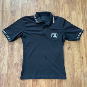 AUTHENTIC LOUIS VUITTON BUTTON MARKED POLO SHIRT BLACK SIZE SMALL