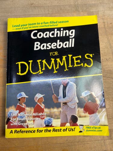 Book - Coaching Baseball For Dummies