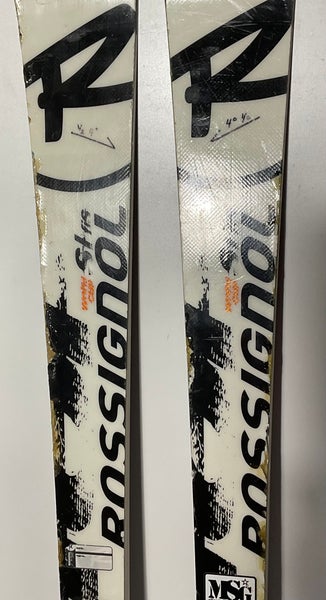 Used Rossignol 165cm SL Racing Skis With Rossignol Axial 2 150