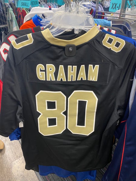 Mens New Orleans Saints Jimmy Graham Nike Black Elite Jersey