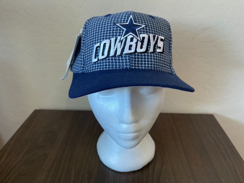 Vtg Dallas Cowboys Pro Shop Brand Big Star Hat Cap Adjustable NFL Gray Used