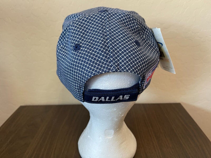 VTG Dallas Cowboys Hat Cap Tan Adjustable Strap Logo Athletic Mens 90s NFL