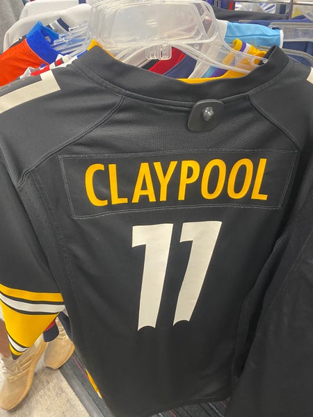 Pittsburgh Steelers Nike Home Game Jersey - Black - Chase Claypool