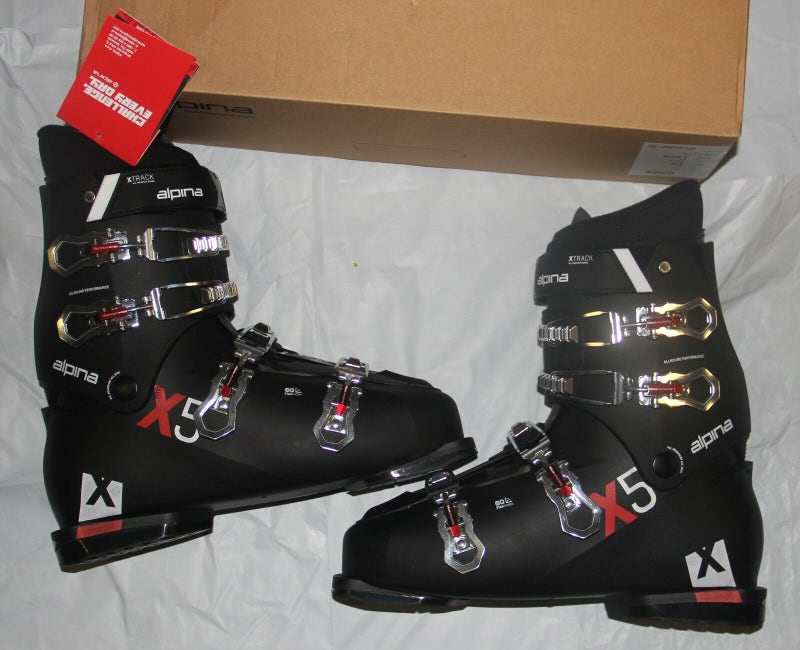 Alpina New Men’s Ski Boots 2023 Model X5 ski Boots Downhill/Alpine Size 29.5 Mondo/US 11.5 USmen