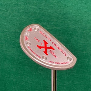 Scotty Cameron Red X 34.5" Center-Shaft Mid-Mallet Putter Golf Club Titleist