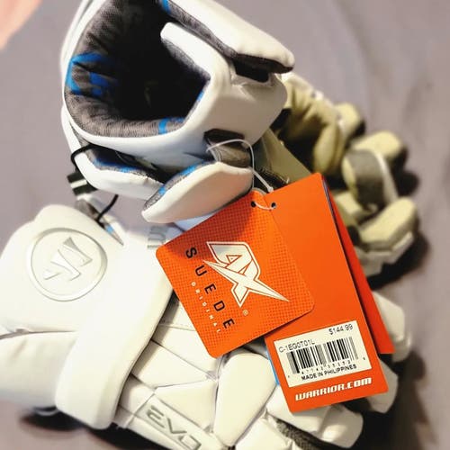 Brand New 2022 Warrior Evo Lacrosse Gloves 13"